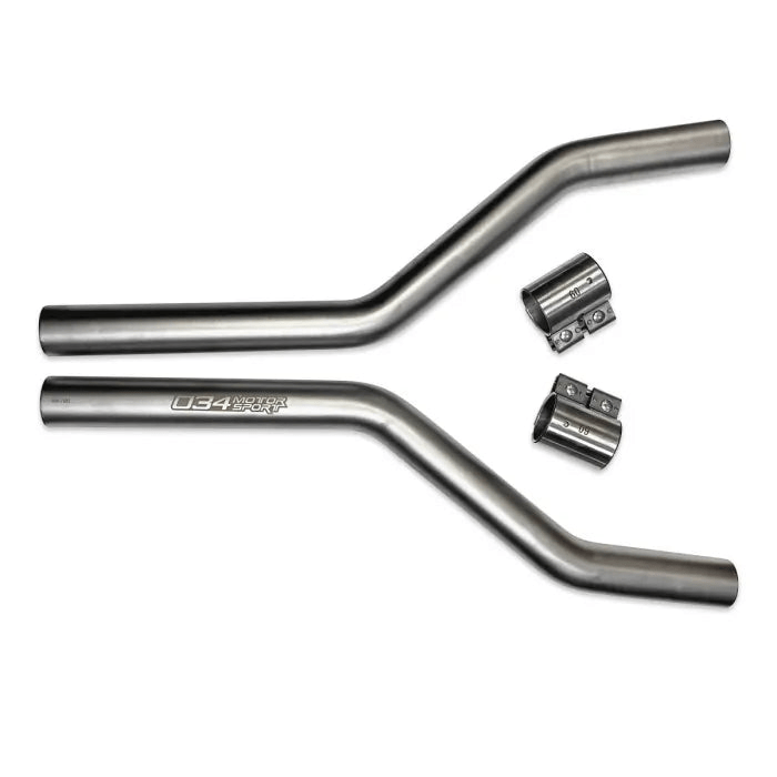 034Motorsport Res-X Front Resonator Delete - Audi / B9 / B9.5 / S4 / S5